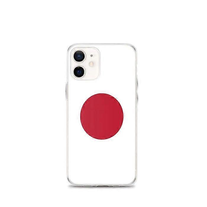 Phone Case – Japan Flag – Compatible with iPhone 12 mini – Soft Case – Resistant and Shockproof - Silicone - Pixelforma