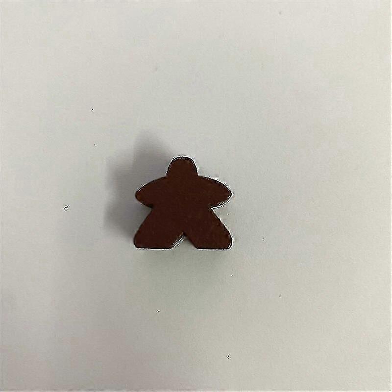 100pcs ξύλινα Meeples 16mm επιπλέον επιτραπέζια παιχνίδια Bits πιόνια κομμάτια μαζική αντικατάσταση επιτραπέζια παιχνίδια εξαρτήματα ανθρωποειδή κομμάτια σκακιού