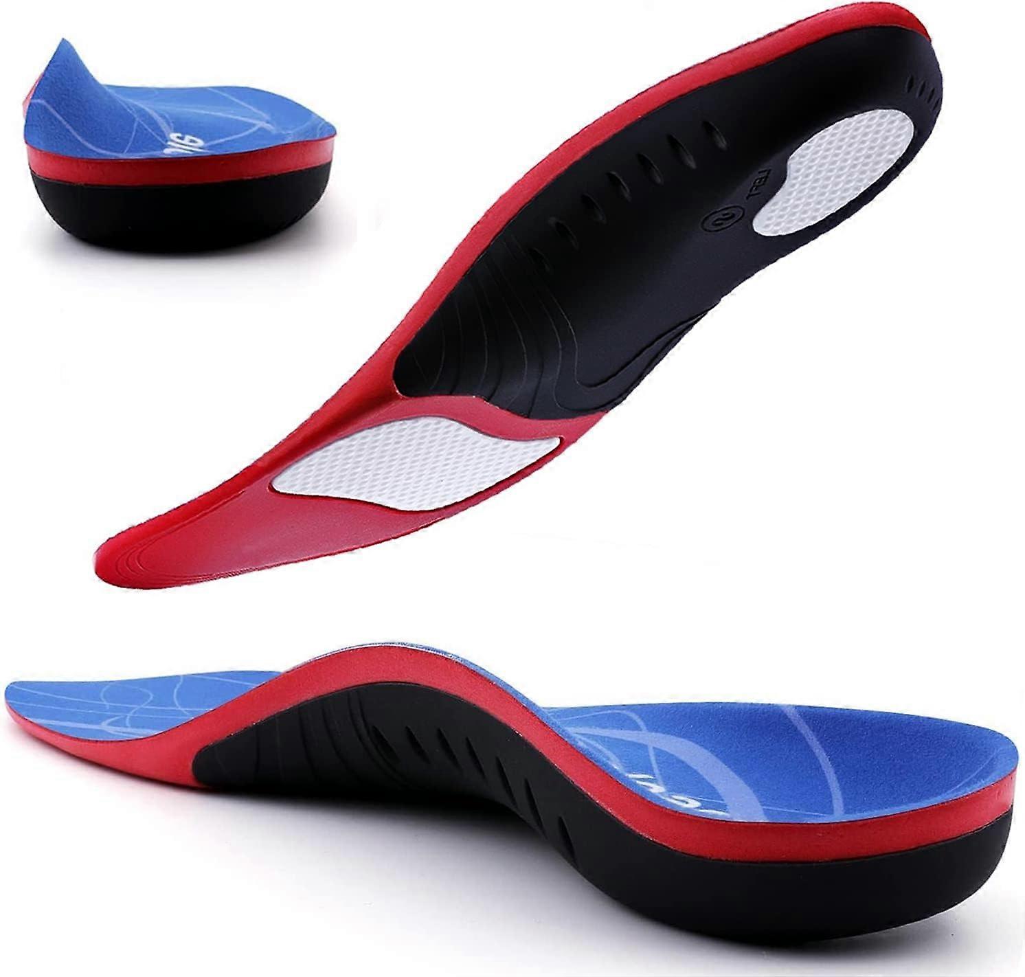 Plantar Fasciitis Insoles with Arch Support Gel Orthotics for Pain Relief, Extra Cushioning, Size Large, Comfortable Design