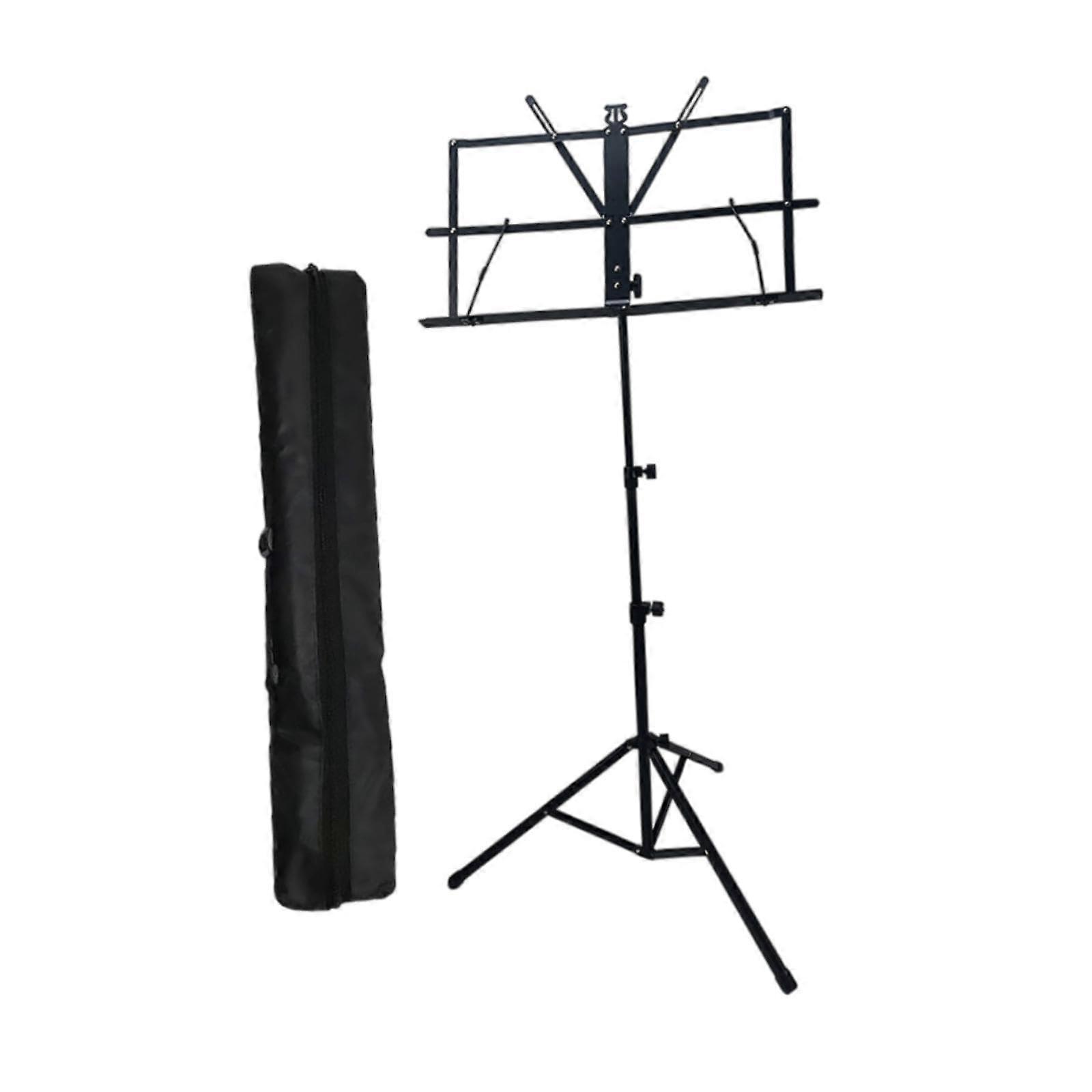 Adjustable Sheet Music Stand Foldable with Storage Bag for Violin Guitar Ukulele
