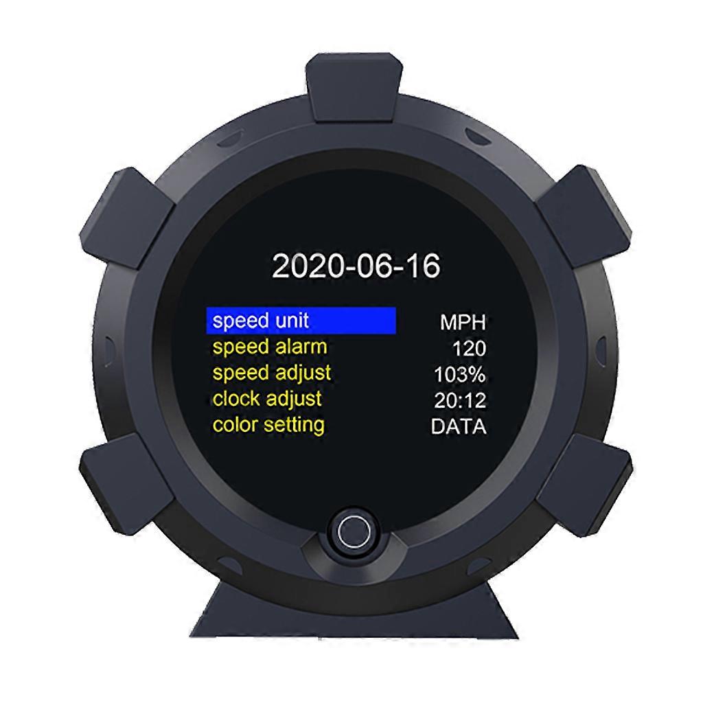 Auto Inclinometer GPS Multifunction Meter dislpay Slope Angle Speed Voltage for Time for Car Off-road Vehicle Sedan SUV