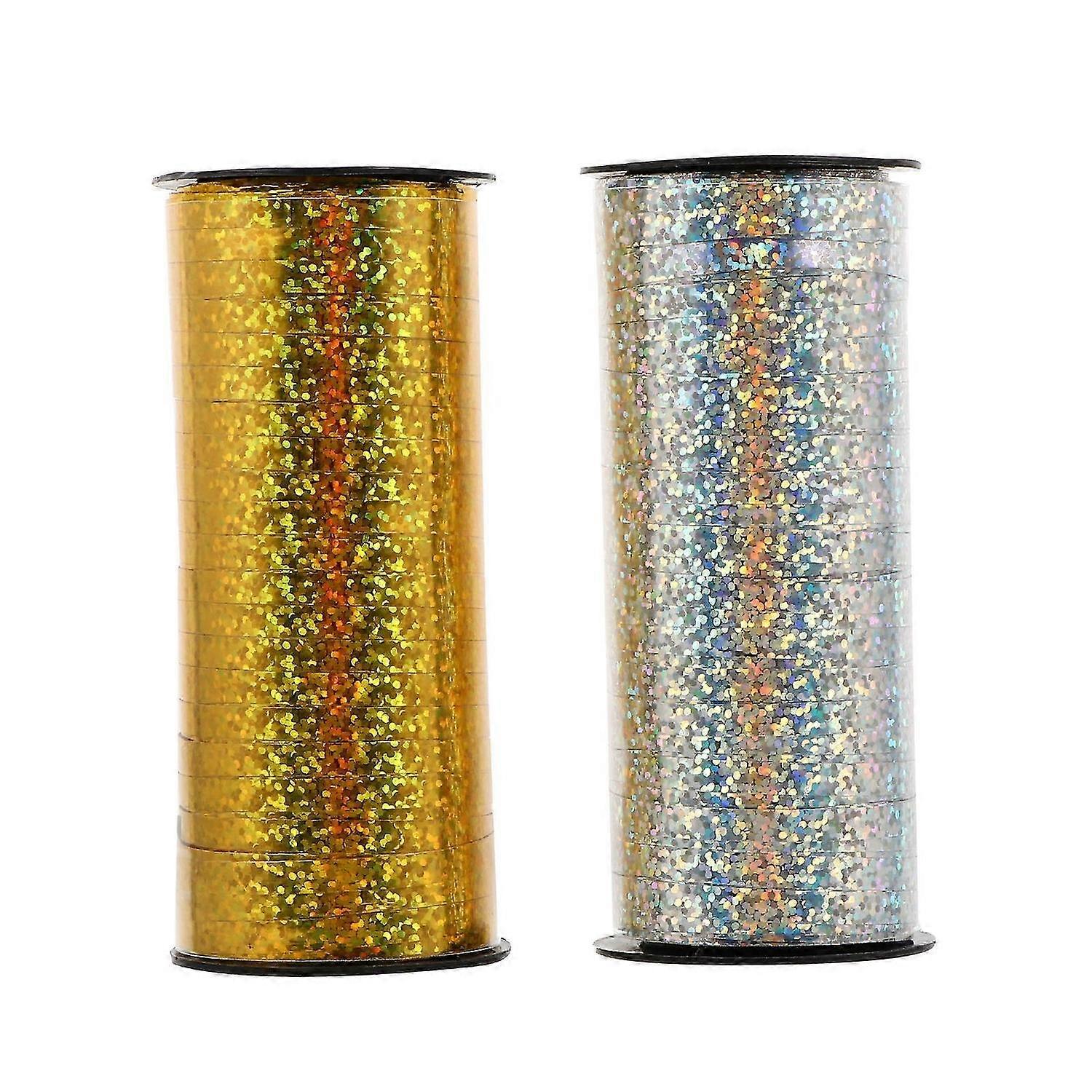 2 Rolls DIY Balloon Ribbon Chic Gift Wrapping Ribbons Decorative Ribbon