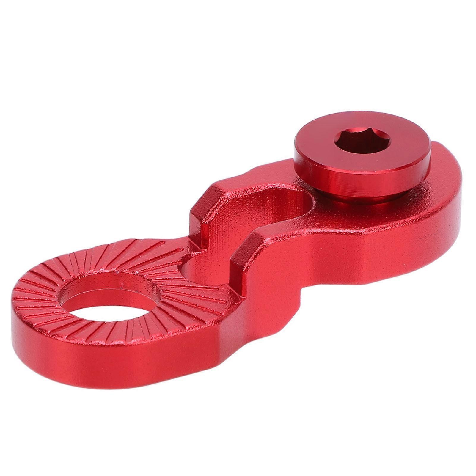 Επέκταση οπίσθιου γάντζου με βιδωτό κράμα αλουμινίου Μετατροπέας επέκτασης κρεμάστρας ουράς πλαισίου ποδηλάτου για ποδήλατα δρόμου βουνού κόκκινο 