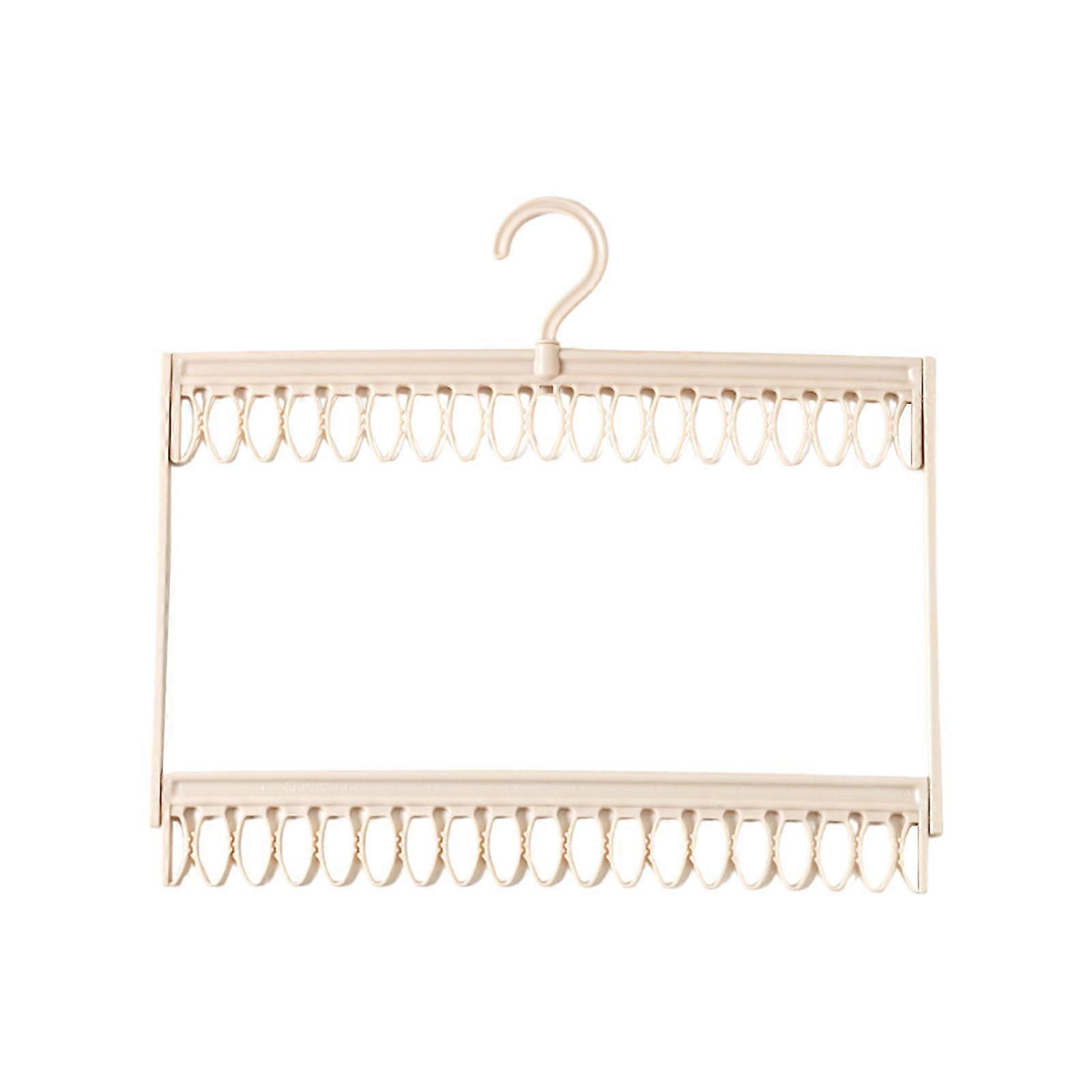 Clothes Drying Hanger with Clips, Laundry Drying Rack Laundry Dryer Hanger Clips