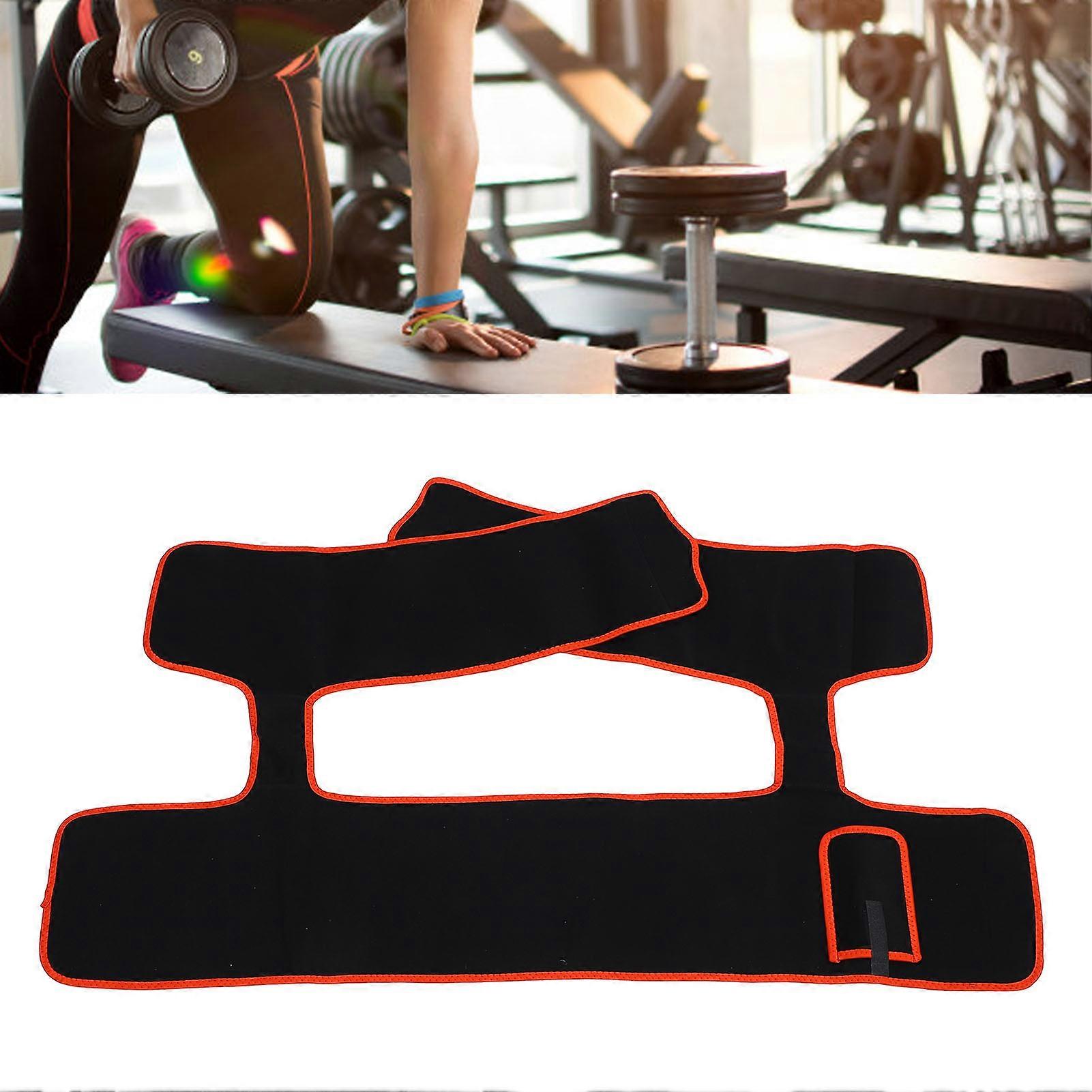 חגורת זיעה לאימון גוף מלא עם כיס מתכוונן לנשימה וו ולולאה זיעה חגורת מאמן מותניים לנשים 