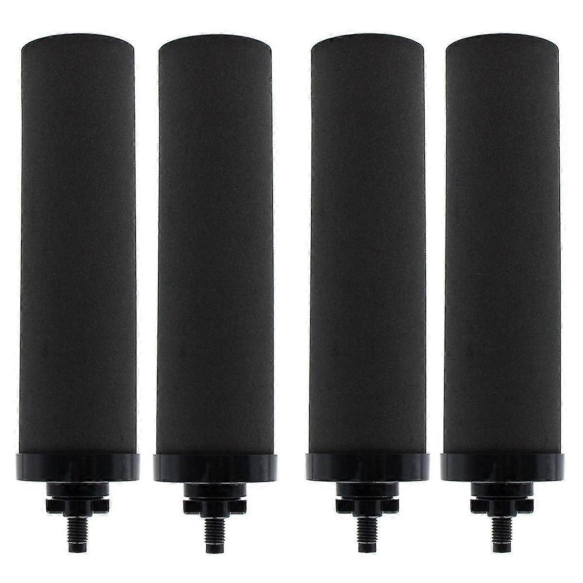 4PCS Water Filter Replacement for BERKEY Black Activated Carbon BB9-2 Filters for Gravity-Fed Water Filter System -XN