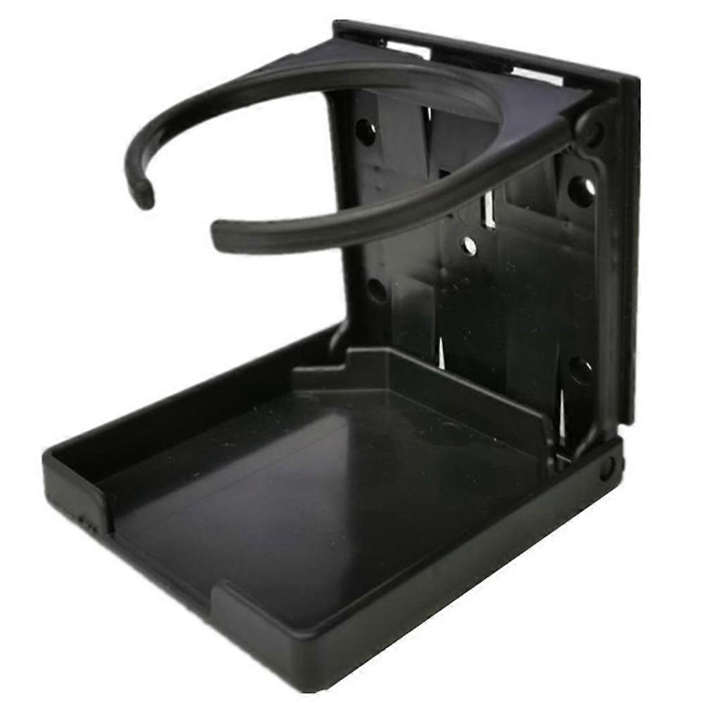 1pcs Black (A)$Car large RV yacht modified kettle rack folding fixed teacup holder multi-purpose beverage rack water cup holder