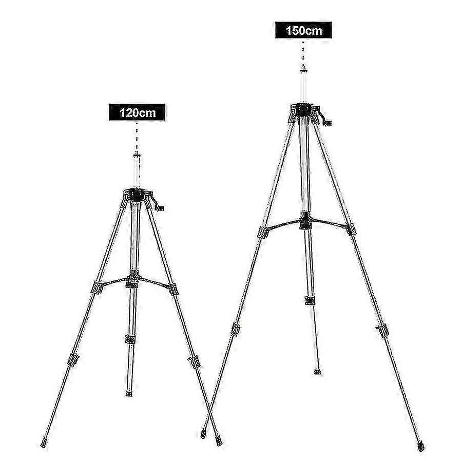Treppiede a livello laser da 1,2 m Altezza regolabile Addensare il supporto per treppiede in alluminio