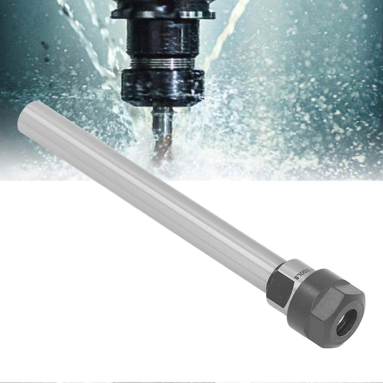 Collet Chuck Extension Rod C16 ER16A 150L Straight Shank Chuck Holder with ER16A Wrench for CNC Lathe 