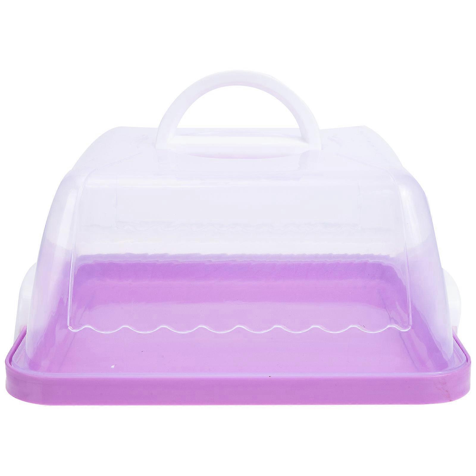 Bread Container with Handle, Portable Cake Box for Bakeries and Tearooms