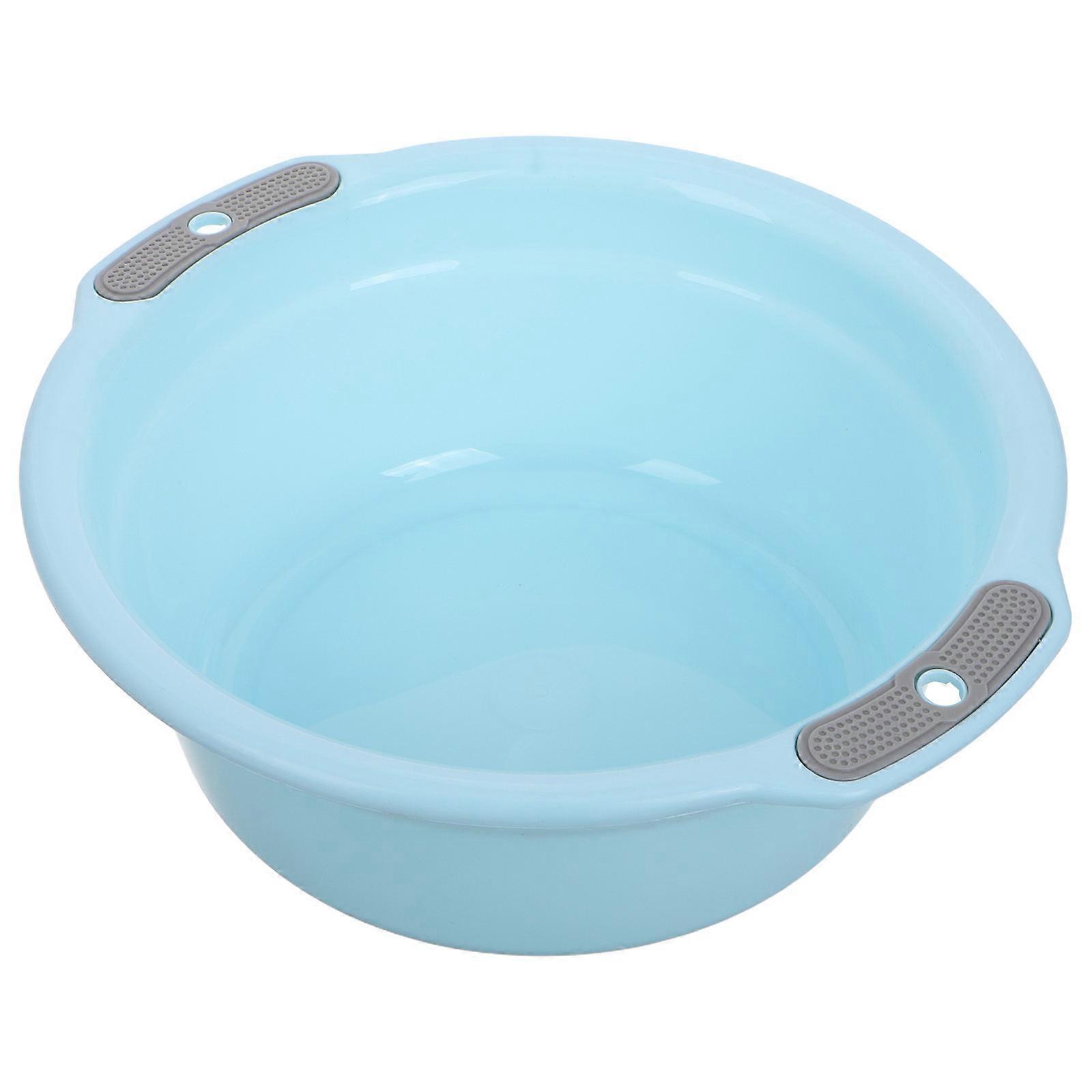 Thickened Plastic Washing Basin with Handles – Durable, Multipurpose for Home Use, Footbath, Laundry, Kitchen, Vegetable and Fruit Cleaning, Easy to
