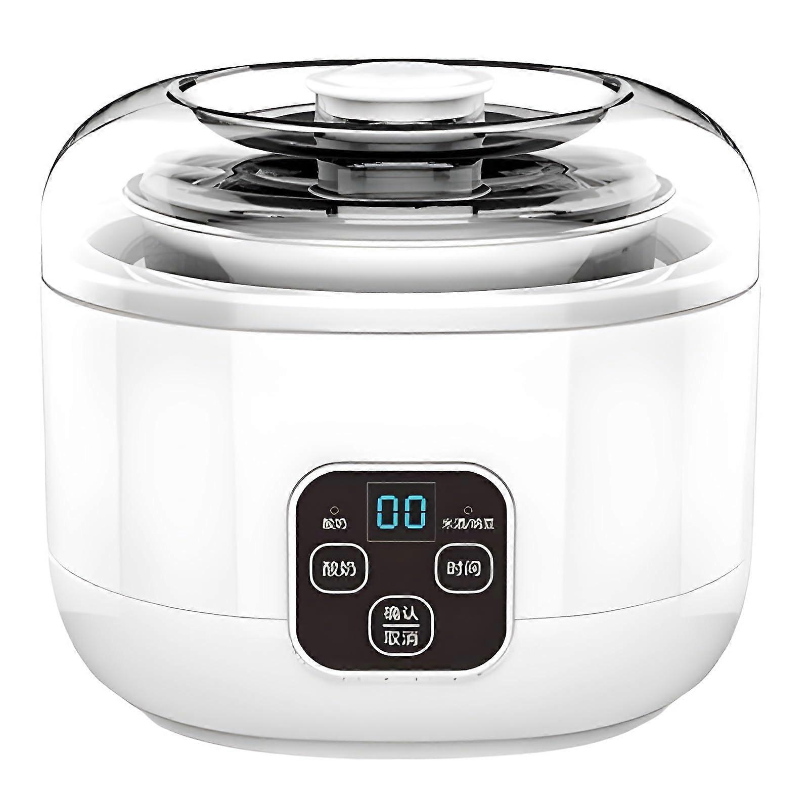 Natto Compact Yoghurt Maker, Automatic Yogurt Maker, 1 Litre Capacity, 304 Stainless Steel, for Yogurt Making,