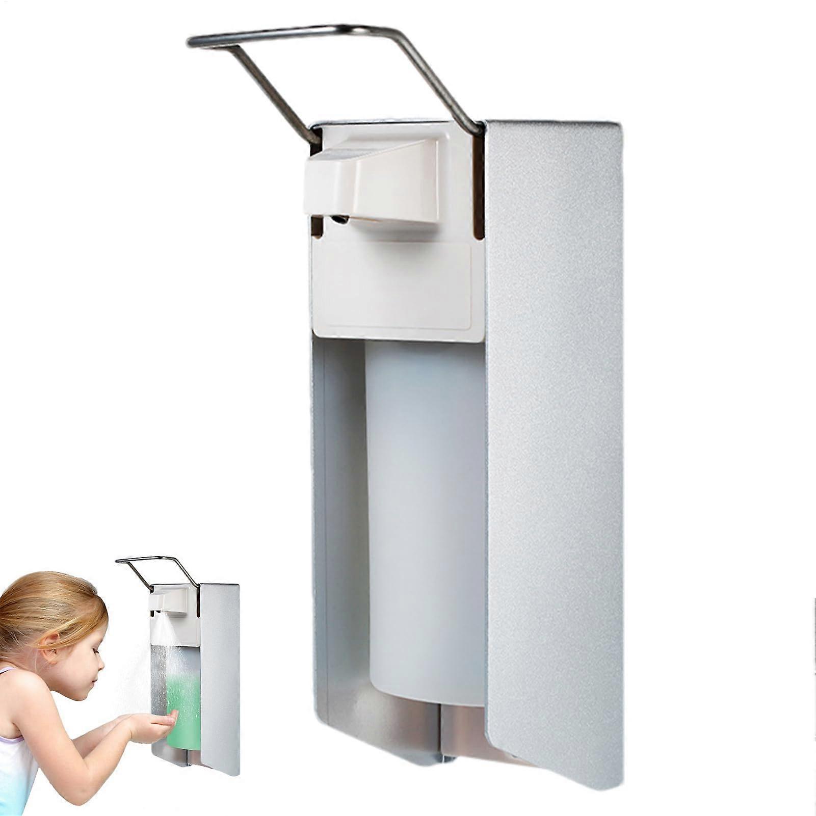 Wall Mounted Shampoo Dispenser - Refillable Liquid Soap Pump for Shower Gel, Conditioner & Kitchen Use, Durable Plastic