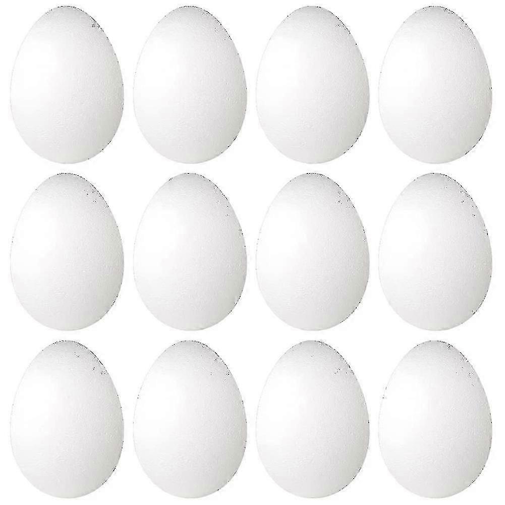 12 Pack 3 pouces Foam Egg Egg Craft Egg Foam Sty Egg Foam Main