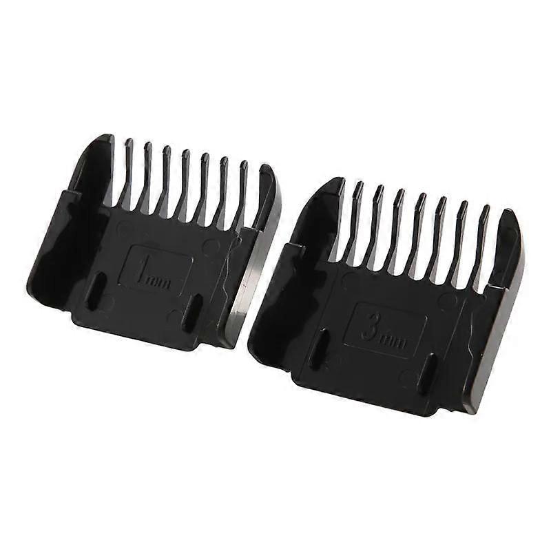 Electric Trimmer Accessories, 4pcs Cut Clipper Limit Comb Guide Attachment Size Barber Replacement (1mm,1mm,2mm,3mm)