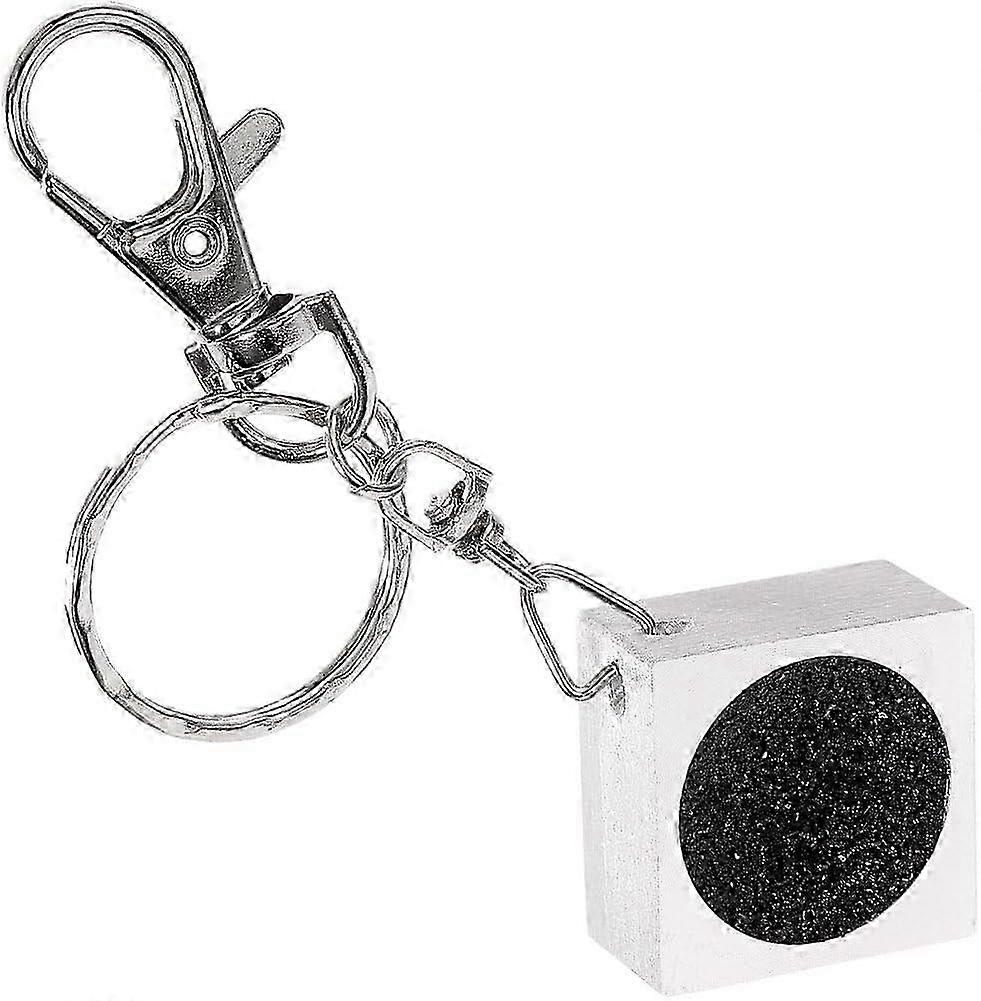 Portable Pool Cue Tip Tool, Metal Scraper, Billiard Accessory, Keyring Former