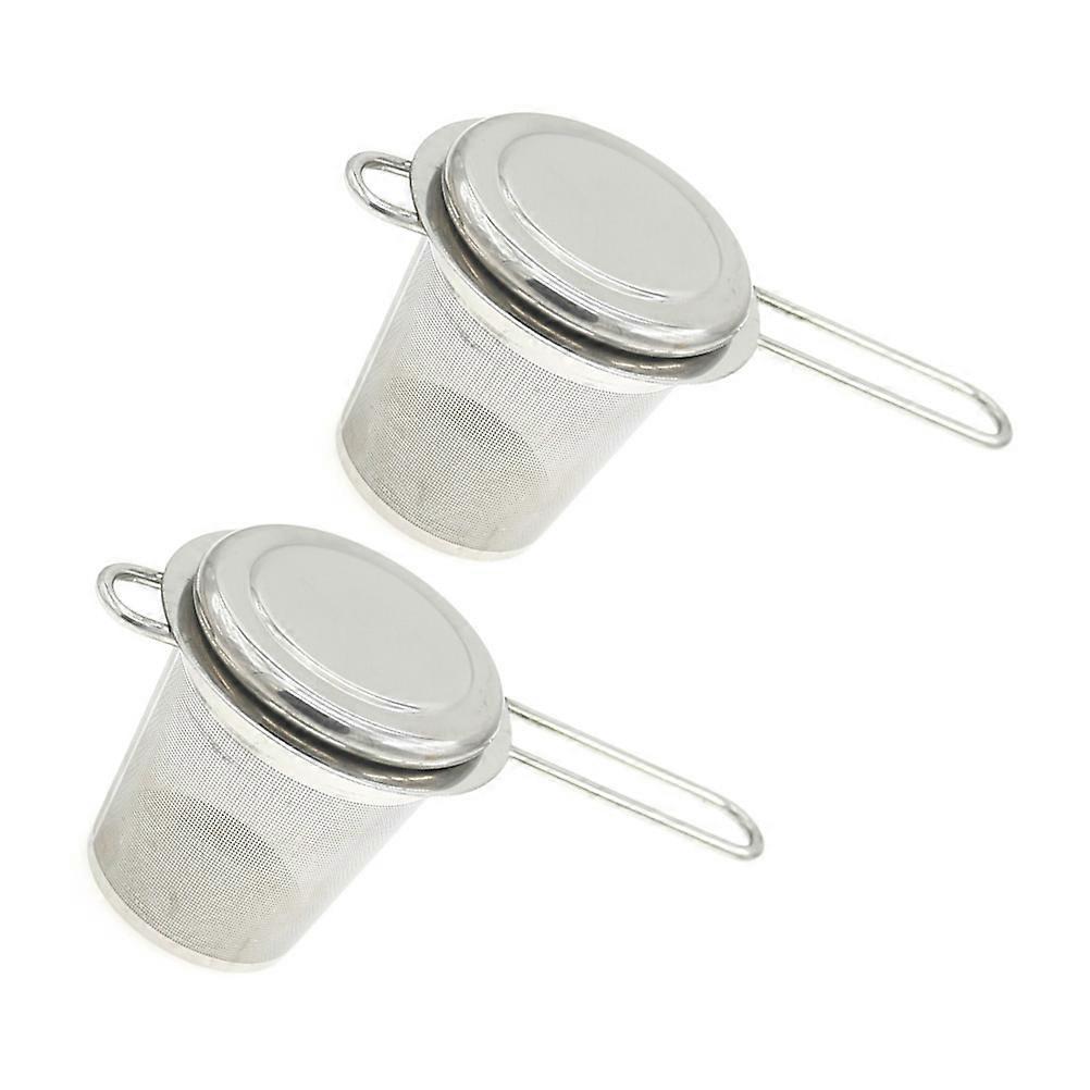 Stainless Steel Tea Strainers with Fine Mesh Infusers for Loose Leaf Tea – Set of 2 for Use