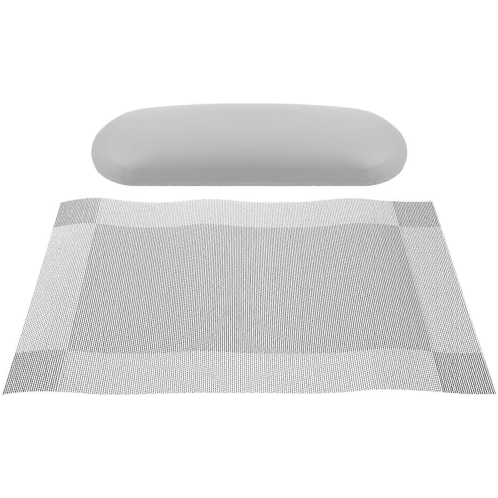 Portable Manicure Arm Rest Pillow with Mat for Nail Art – Lightweight, Easy to Clean, Ideal for Salons and Home Use