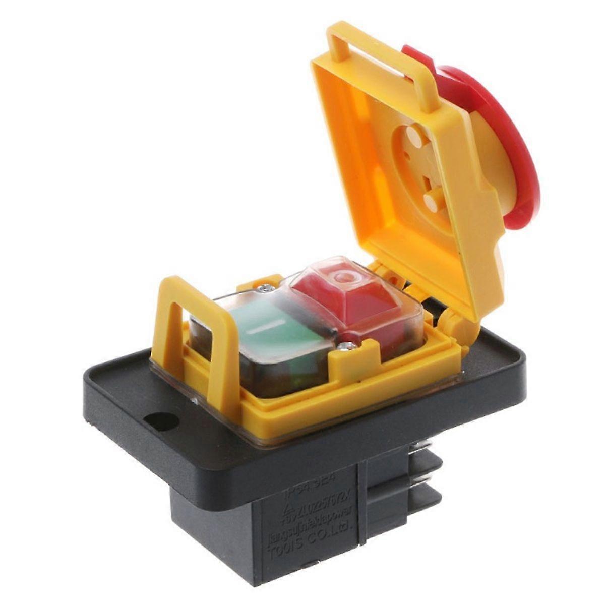 KJD12 replacement interrupter, 250 V 12 A, emergency maintenance interrupter, magnetic interrupter IP54, machine interrupter with 4 pins