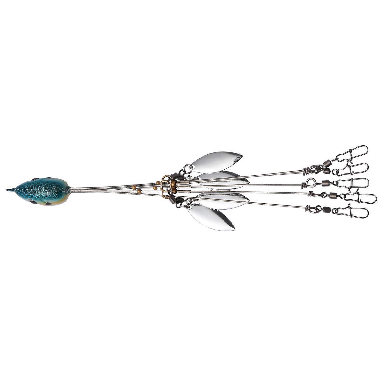 Artificial Fishing Bait Blue Color 20X3X3CM Size Iron Material For Outdoor Fishing Activities 1Pc