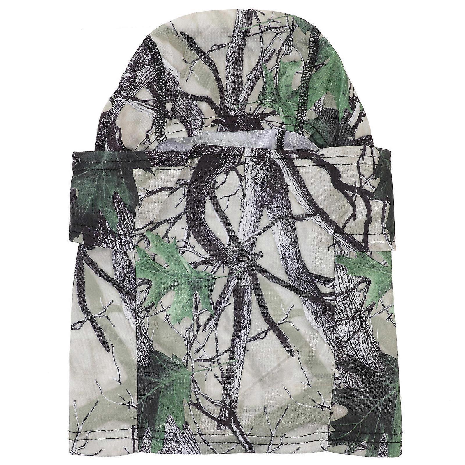 Hunting Balaclava Camouflage Face Mask 35 x 17cm Breathable UV Protection Dust Blocking Windproof 1Pcs