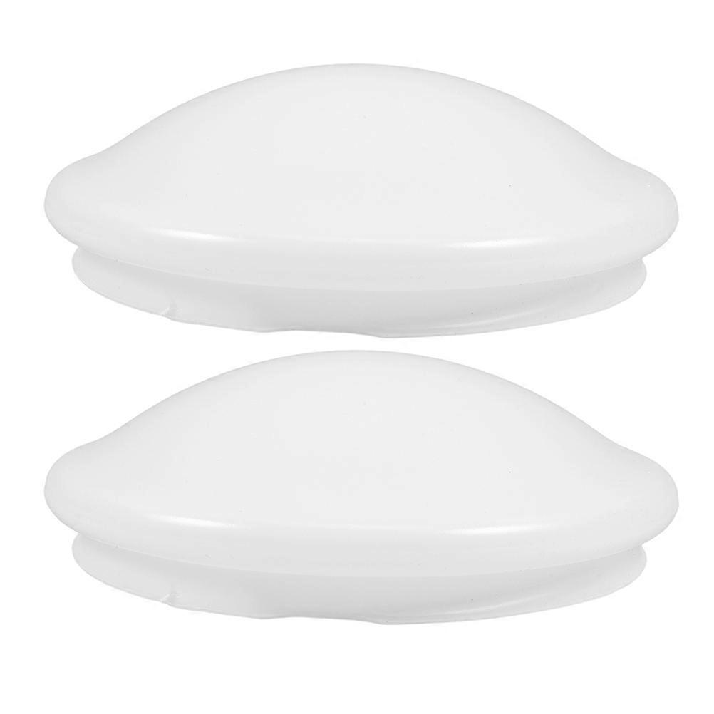 Plastic Flush Mount Ceiling Light Covers Clips Mushroom Lampshade Replacements for Ceiling Fixtures Easy Installation White Diameter