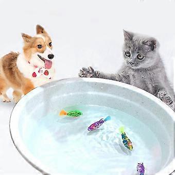 Interactieve Zwemmen Robot Vis Speelgoed voor Kat en Hond Met Led Light, Geactiveerd In Water Magisch Elektrisch Speelgoed - 2 Stuks Interactieve Robot Vis Speelgoed Voor C