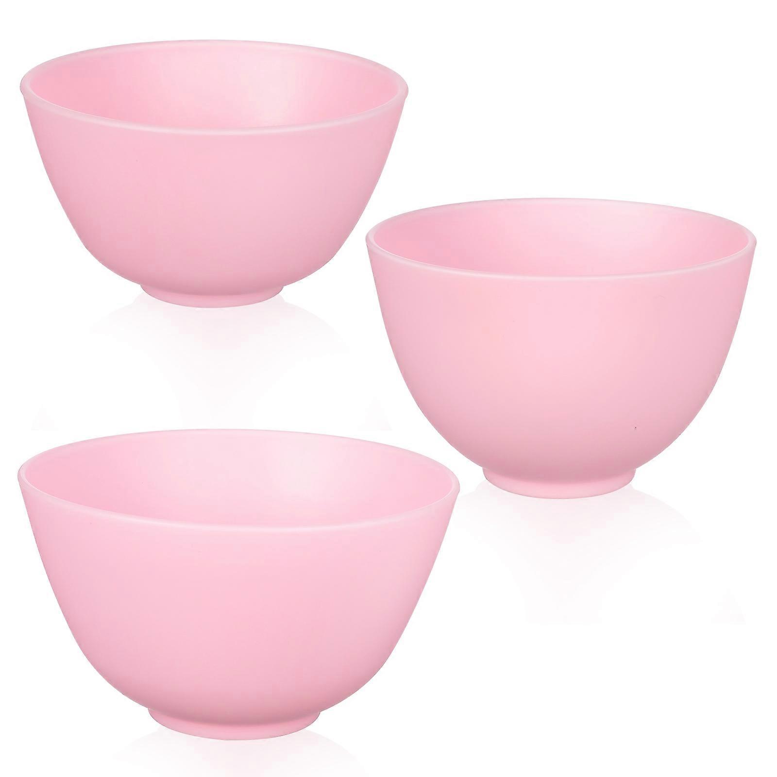 Here's a refined product description and information for the **"3pcs Silicone Facial Mask Mixing Bowls"**:
### ๐ธ Product Name:
**3pcs Silicone