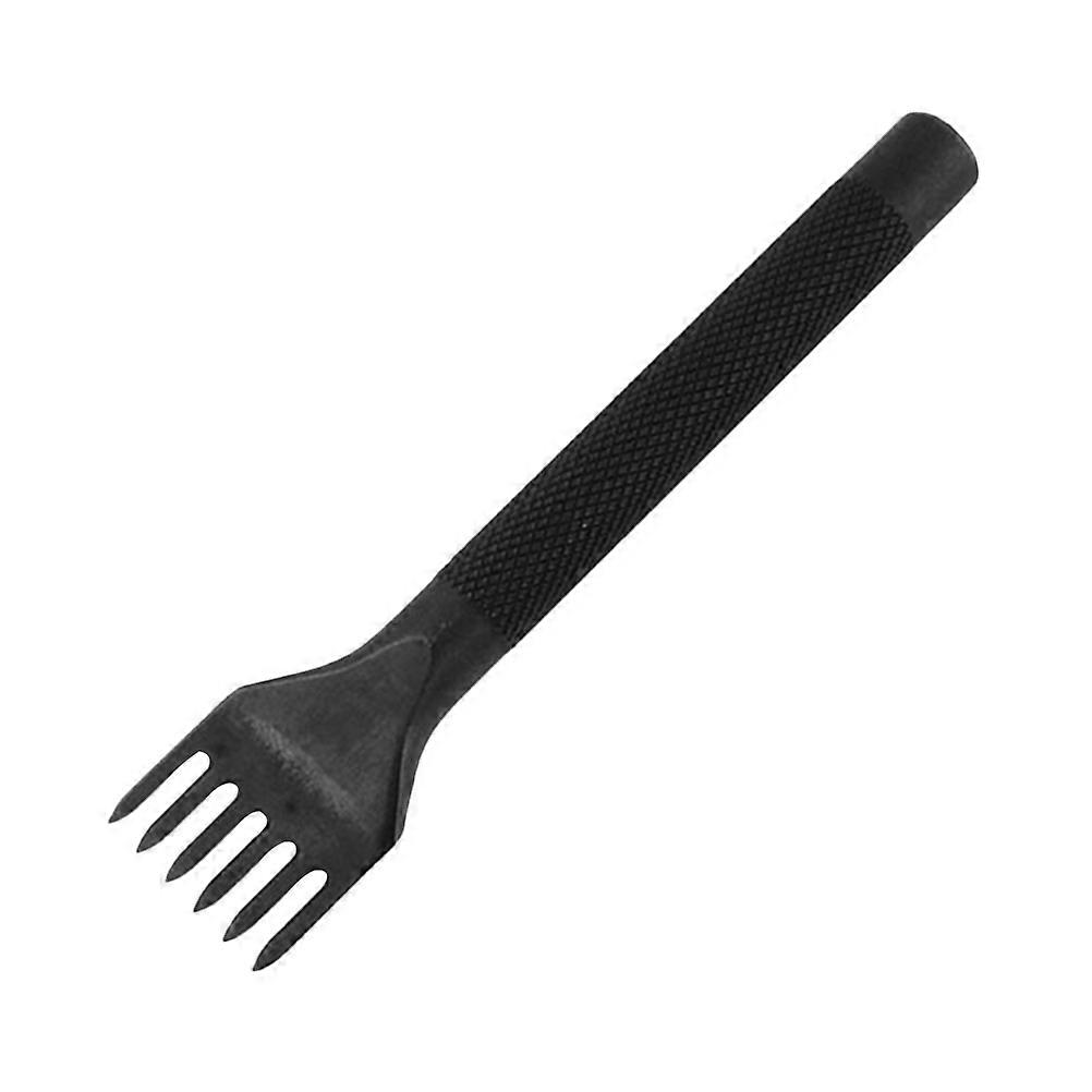 Hole Making Tool Leather Punching Stick For Home Shop Hobbyists 3.9×0.9×0.4in Rhombus Tooth 1Pc
