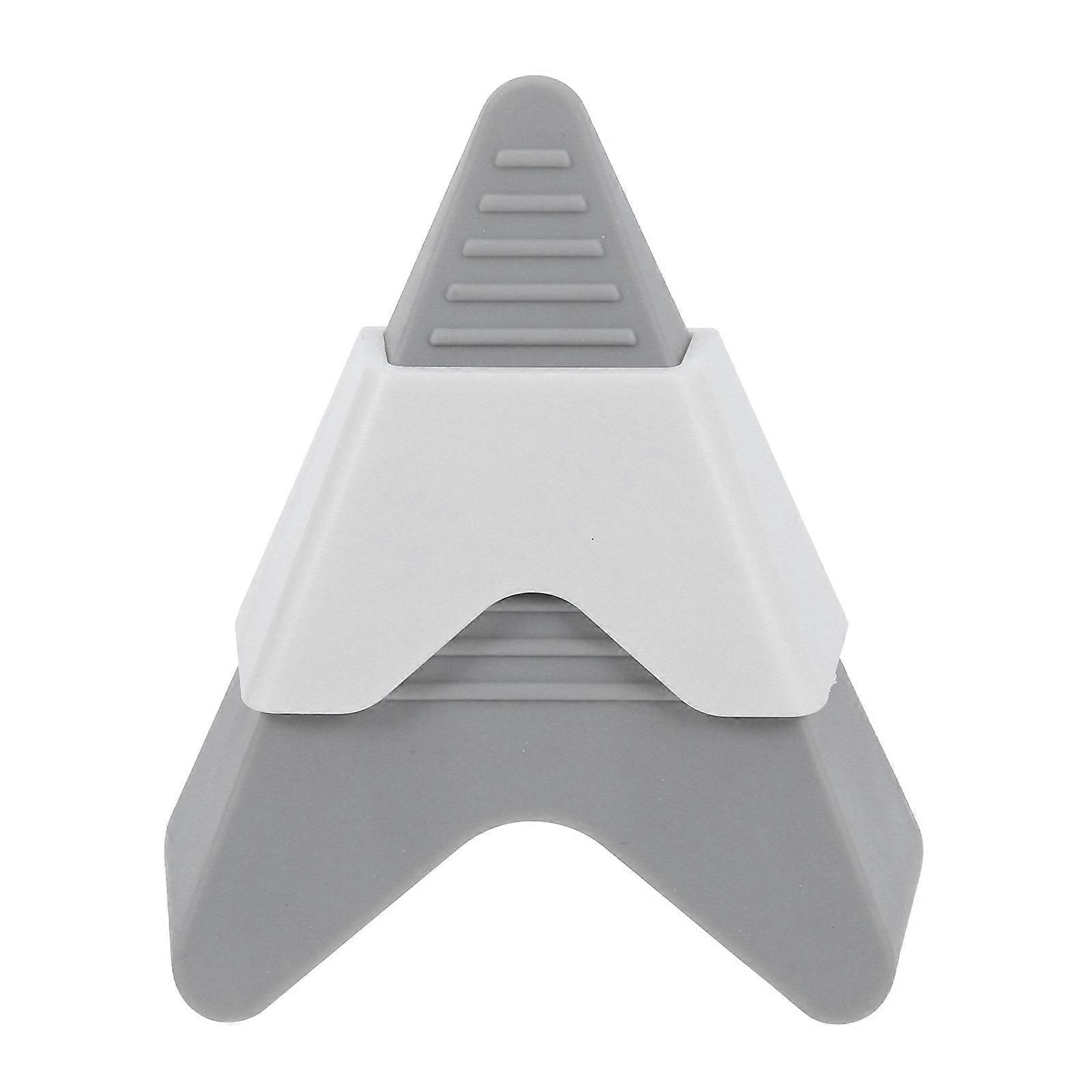 ウェッジドアストッパー実用的な家庭用アンチピンチグレー10.5X9cm突然のドアの閉鎖を防ぎます1個