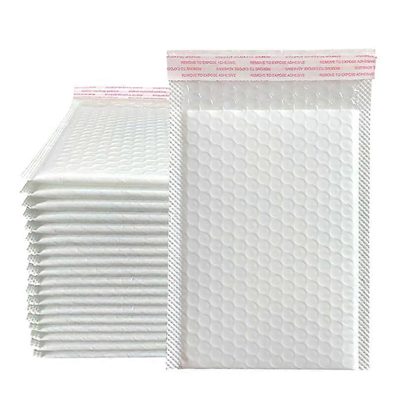 Black and White Bubble Mailers Pack of 50 Padded Envelopes, 15 x 20 cm