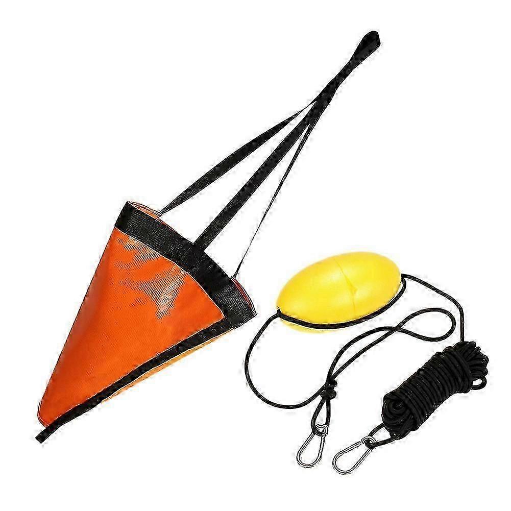 42 pouces dérive chaussette ancre bateau mer ancre Drogue kayak corde de remorquage kit de harnais pour lac rivière océan an