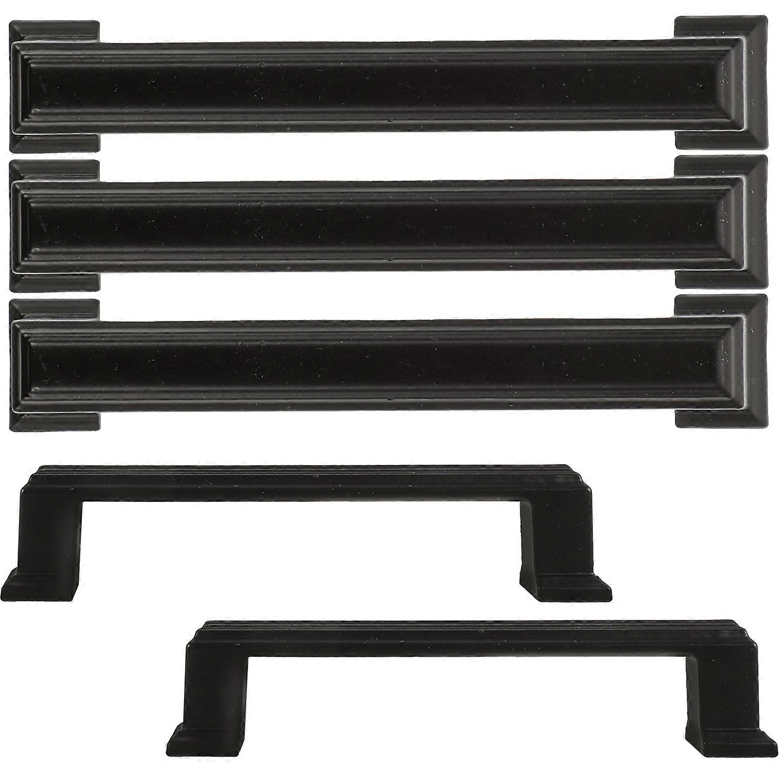 Furniture Upgrade Cabinet Handles For Desks Multi-layer Electroplating Aluminum Alloy 5Pcs