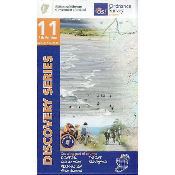 Irish Discovery Map 11, Donegal - South