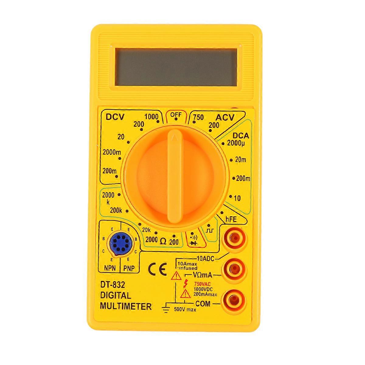 Electrical Meter Digital Multimeter Tester With Transistor Test Function 1Pcs