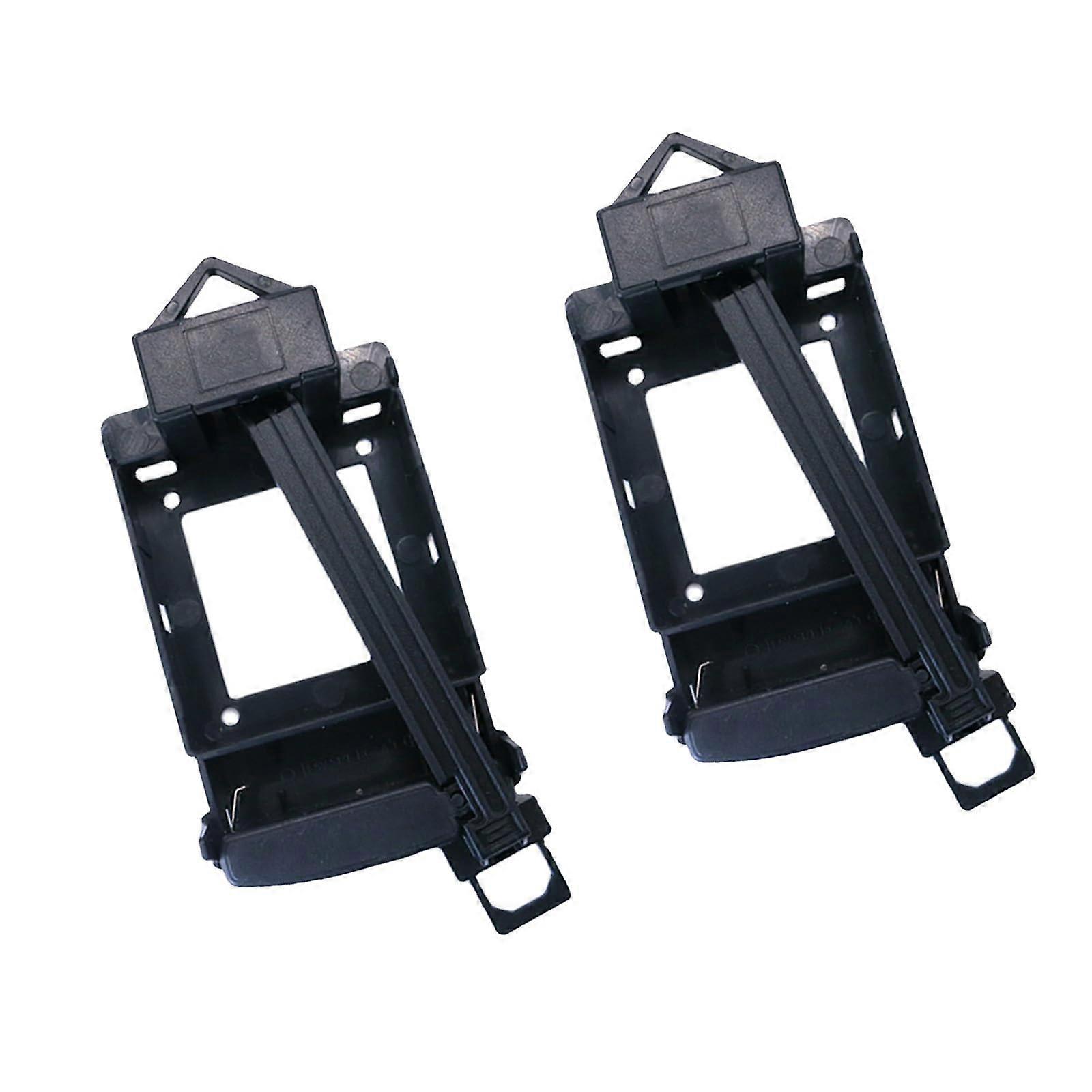 2pcs Quartz Clock Movement Mechanism with Plastic Case for Home Decor and Clock Repair, Silent Ticking, Easy to Install