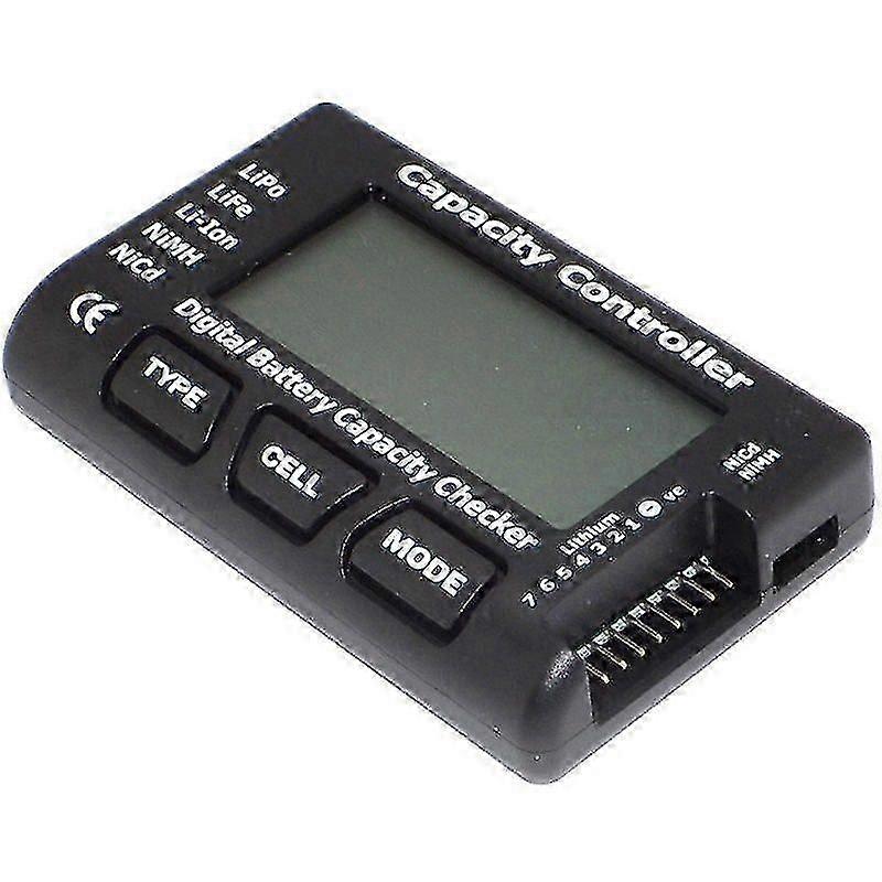 Digital Battery Capacity Tester Indicator Checker Digital Testeur Checker(1pc, Black)