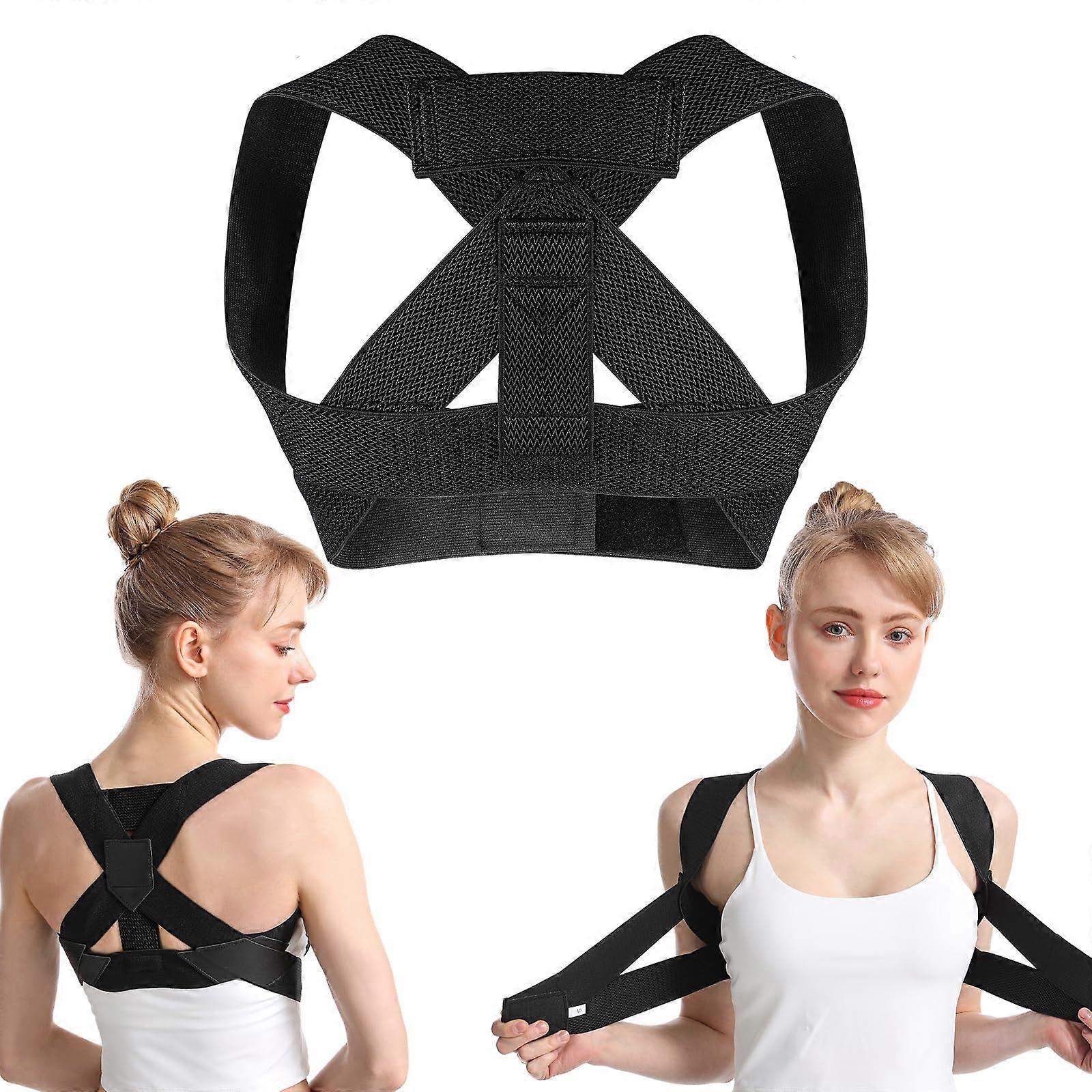 Posture Corrector For Women And Men, Unisex Back Straightener, Size M, Adjustable, Breathable Back Support