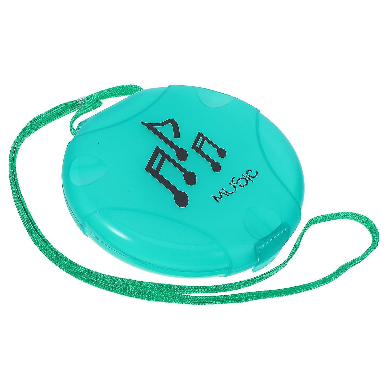 Round CD Container Portable CD Organizer Case for Disc Collection with Media Organization Function 1Pack