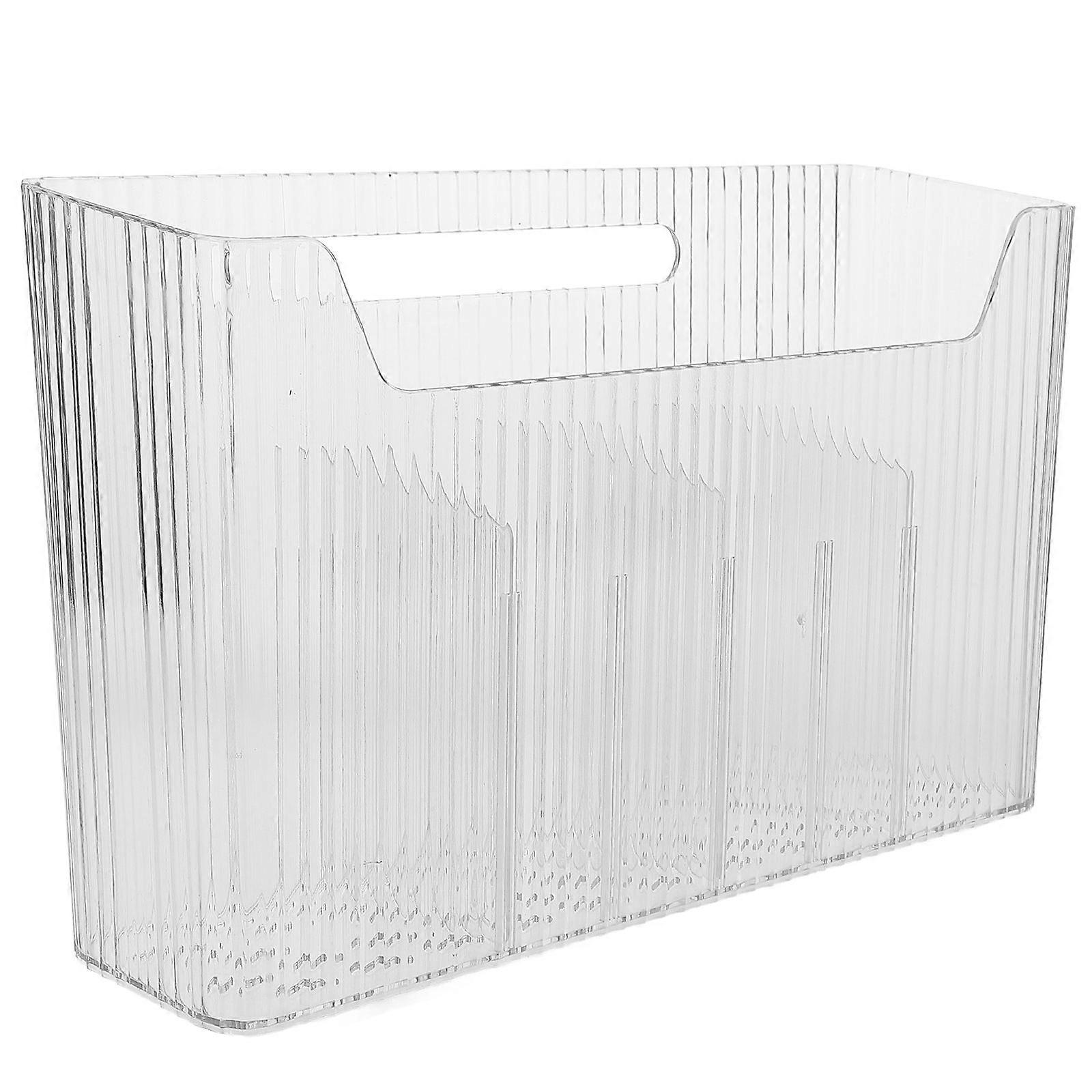 Adhesive Door Organizer Plastic Rectangular Storage Kitchen Bathroom Home 26.80X16.80X7.70CM 1Pcs