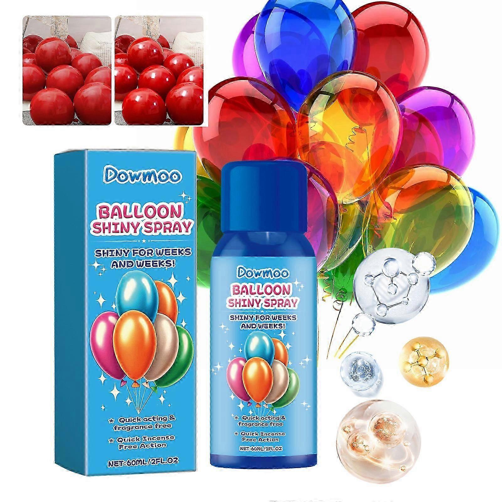 Glossy Spray for Balloons, Balloon Shine Spray, High Glossy Spray for Latex Balloon, Revitalize and Beautify Latex Balloons with a High Glossy Finish