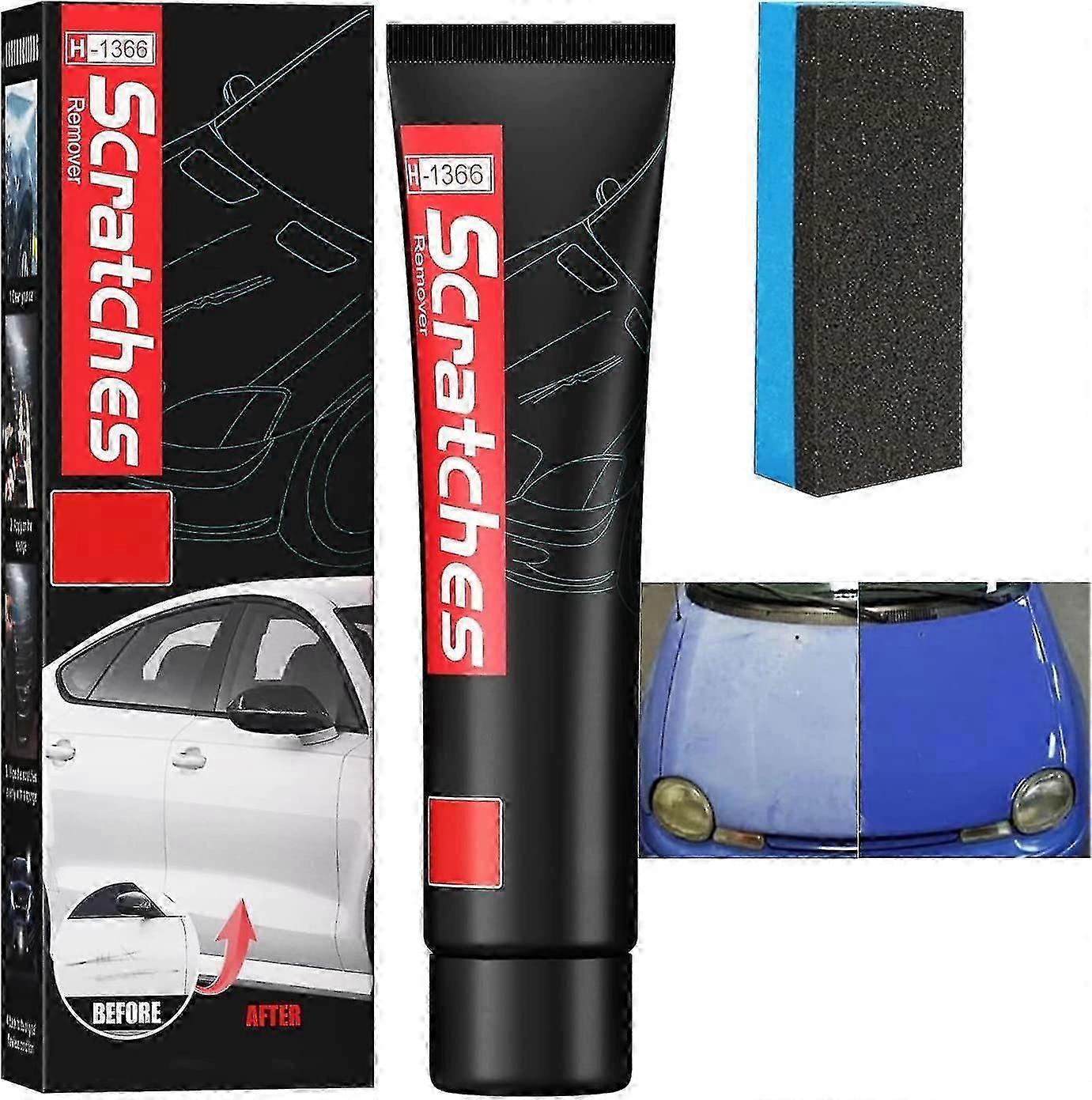100 ml Premium Car Scratch Removal Kit, 2023 Najnowszy zestaw do naprawy zarysowań samochodowych, Usuwanie zarysowań samochodowych, Usuwanie zadrapań samochodowych