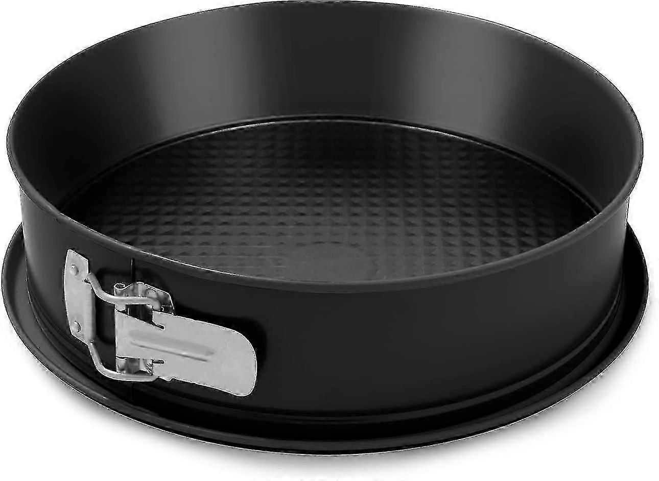 Removable Mold 1 Base, 26 Cm, With Hinge And Special Anti-leakage Base, In Steel With Double Layer Of Non-stick Coating, Black Color SZRH A-F