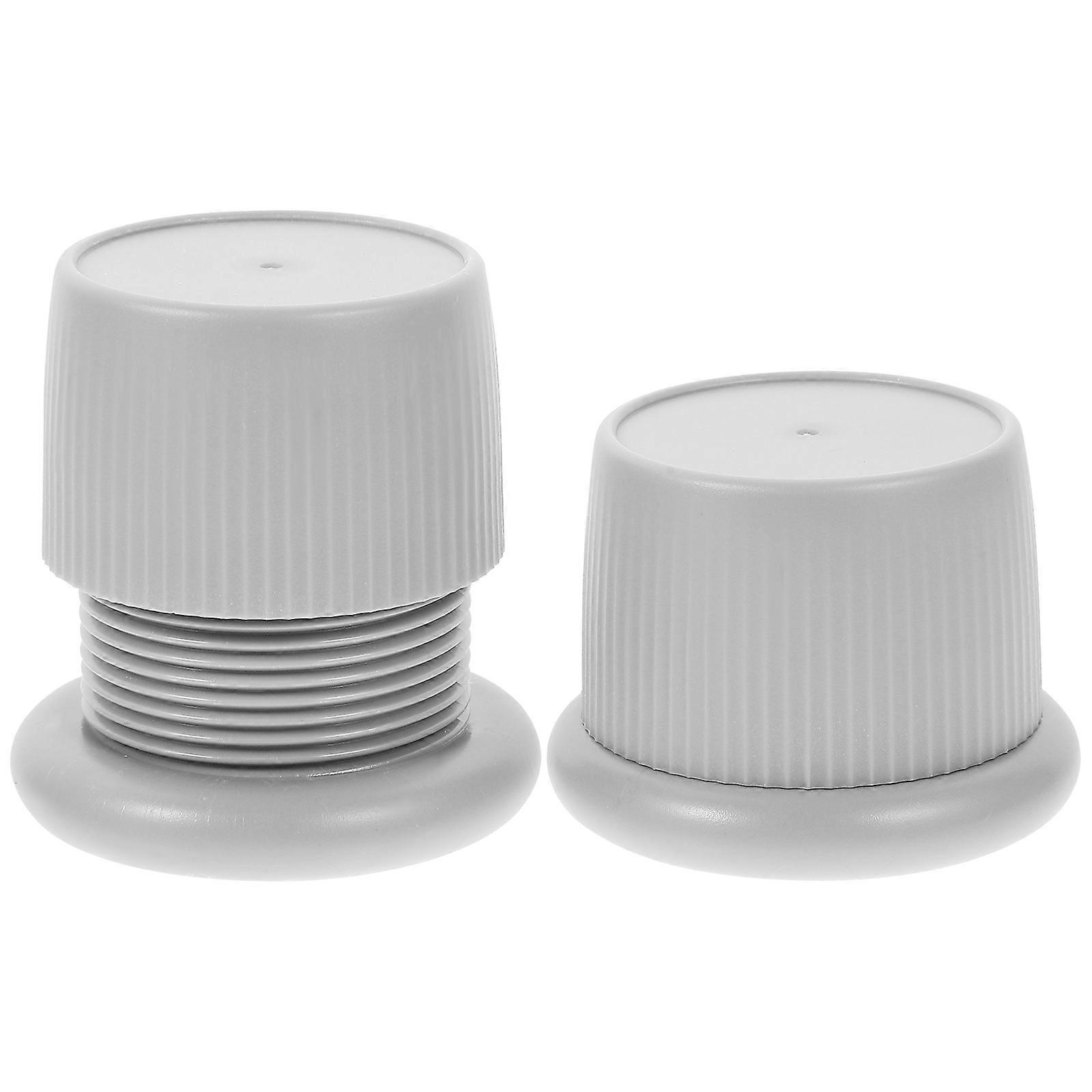 Bed Frame Adapter For Headboard Adjustable Height Anti-Squeak Abs Material 2Pcs