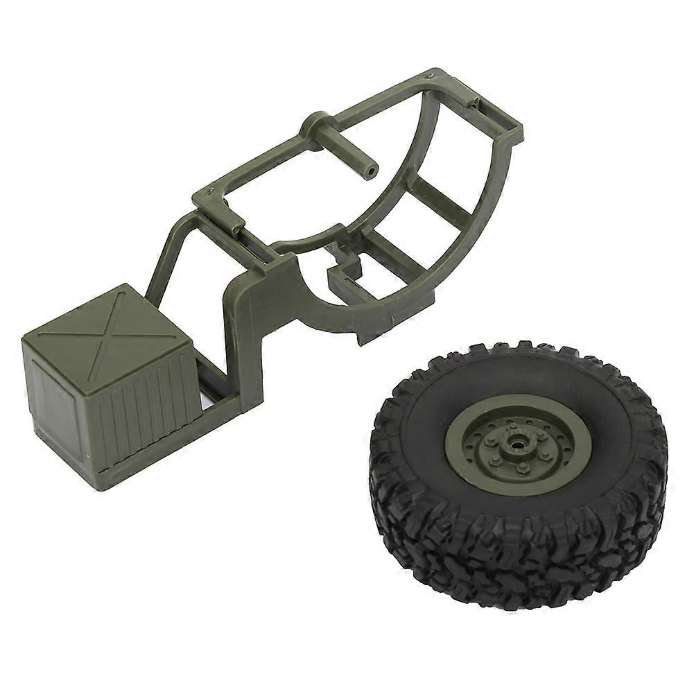 RC Car Decoration Parts Spare Tire Fit for WPL B36 B-36 B36K B36KIT 1:16 Military RC Truck/Car