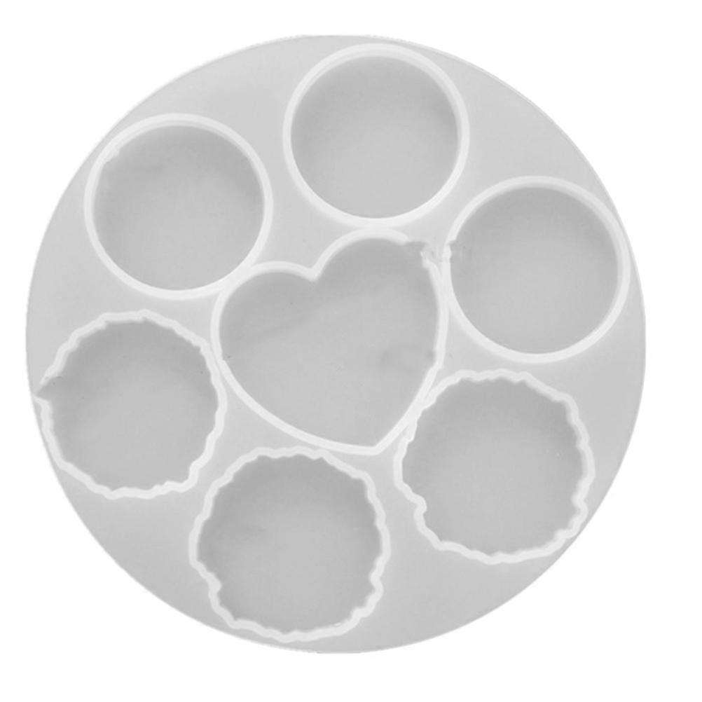 DIY Phone Grip Mold for Epoxy Resin Irregular Style Silicone White Flexible and Reusable