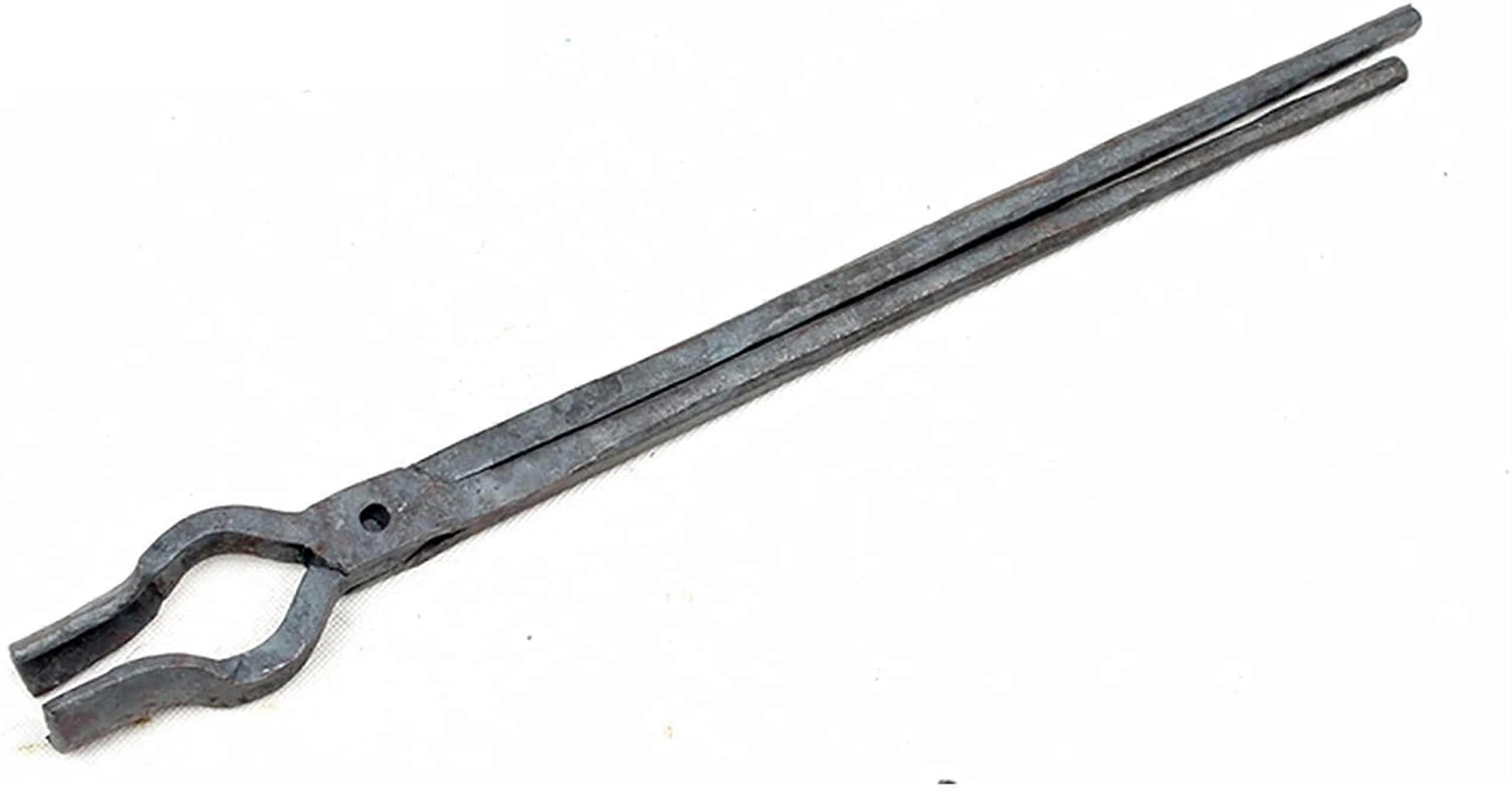 Forge Tongs Forge Tongs with Round Nose Forge Anvil Forge 435 mm 700 g Forge Tongs for Knife Making