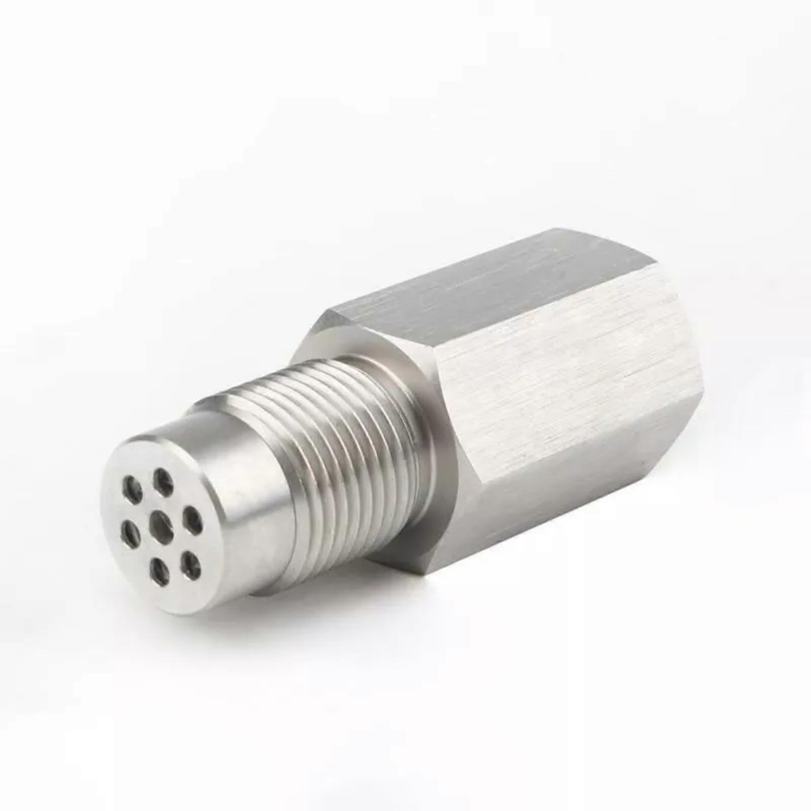 O2 Oxygen Sensor Probe Adapter M18x1.5mm Auto O2 Sensor Extender Lambda Sensor Extension Upright 58 mm Car Truck