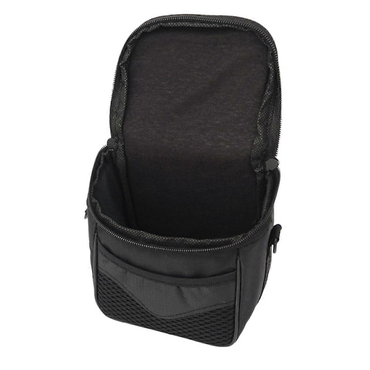 Multifunctional Camera Bag for Canon Sx130, Sx50, Sony Hx300/Rx10, Stylish Black Briefcase with Adjustable Compartments
