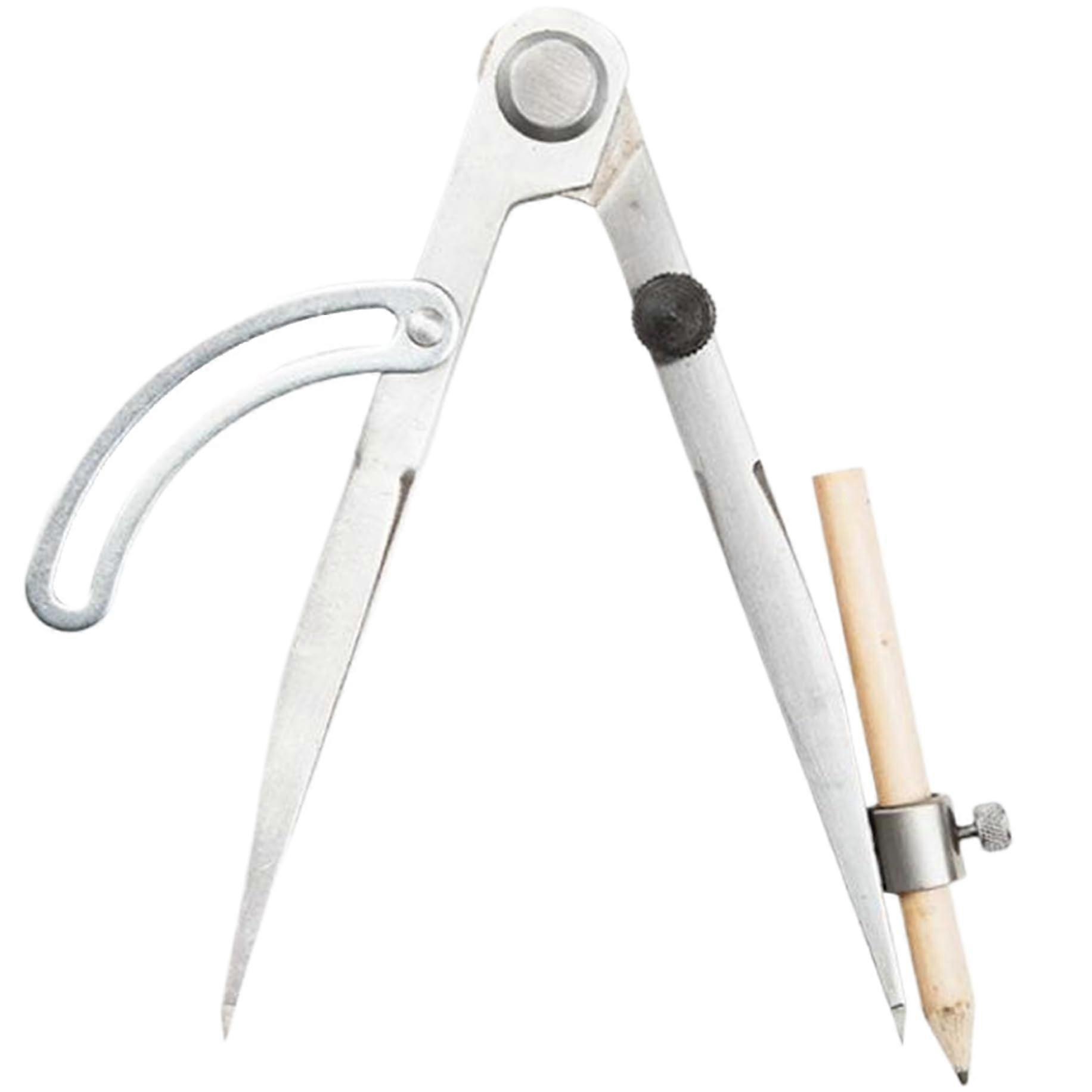 Precision Compass for Woodworking with Pencil Holder, 20-Inch Wing Divider for Geometry and Drawing